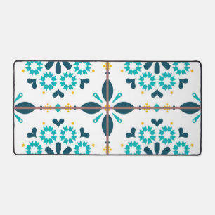 Ceramic tiles pattern desk mat