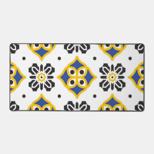 Ceramic tiles pattern desk mat