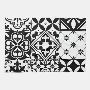 Ceramic tiles pattern kitchen towel