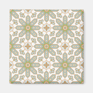 Ceramic tiles pattern magnet