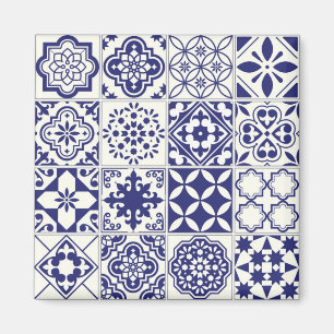 Ceramic tiles pattern magnet