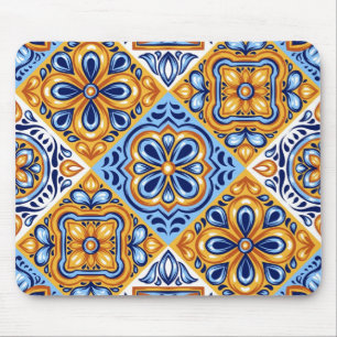 Ceramic tiles pattern mouse pad