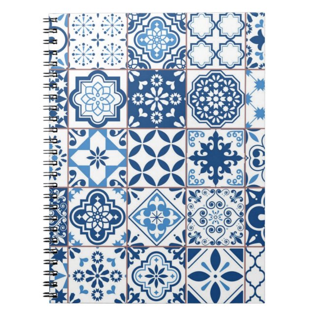 Ceramic tiles pattern notebook (Front)