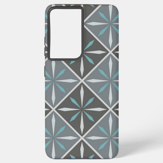 Ceramic tiles pattern samsung galaxy s21 ultra case (Back)