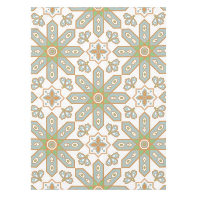 Ceramic tiles pattern tablecloth (Front)