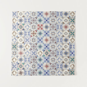 Ceramic tiles pattern tapestry
