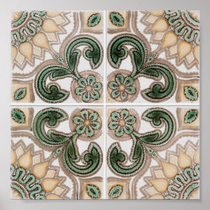 Ceramic tiles poster