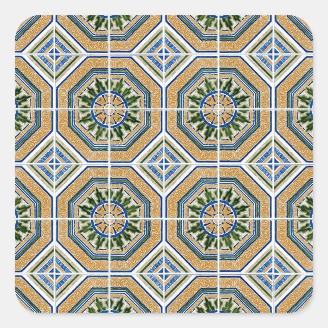 Ceramic tiles square sticker (Front)