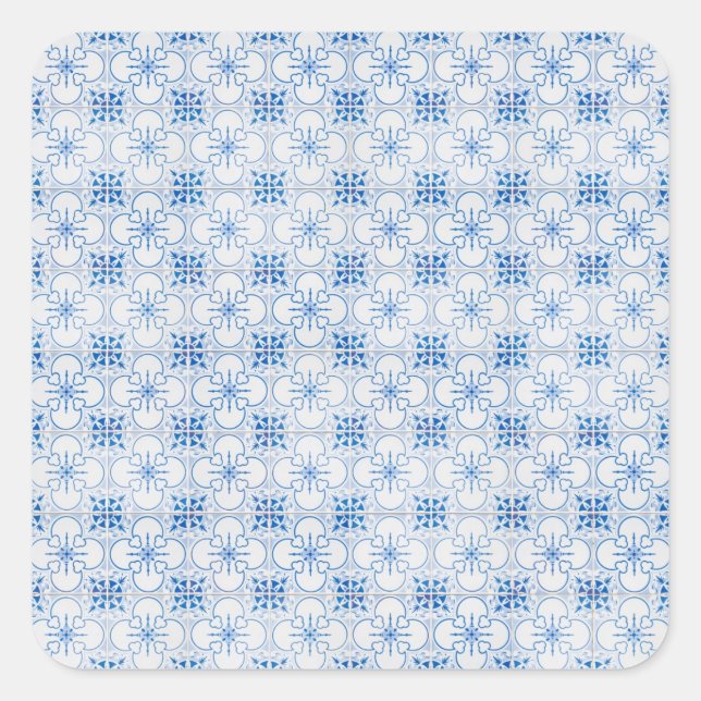 Ceramic tiles square sticker (Front)