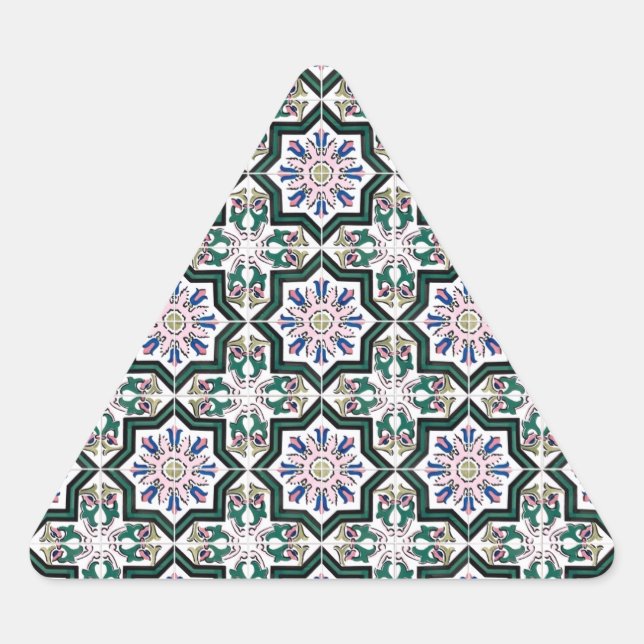 Ceramic tiles triangle sticker (Front)