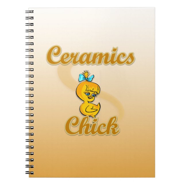 Ceramics Chick Notebook (Front)