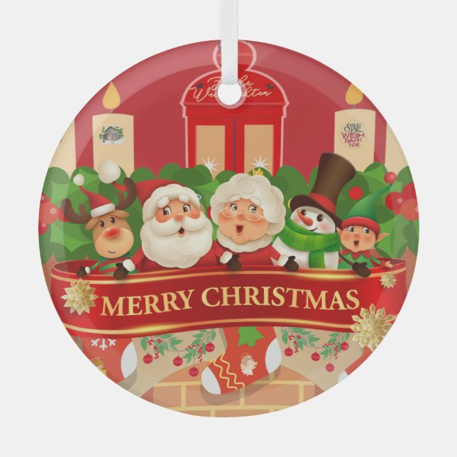 ceramics glass ornament (Front)