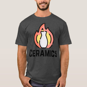 Ceramics Kiln Fire Pottery Clay T-Shirt