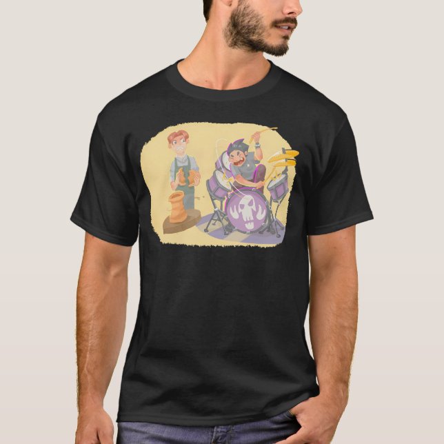 Céramiques Vs. Drummer Punk T-Shirt (Devant)