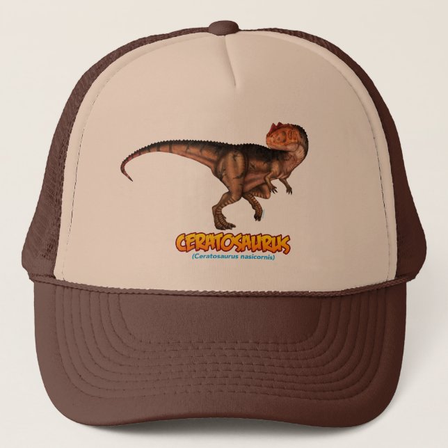 Ceratosaurus dinosaur hat (Front)