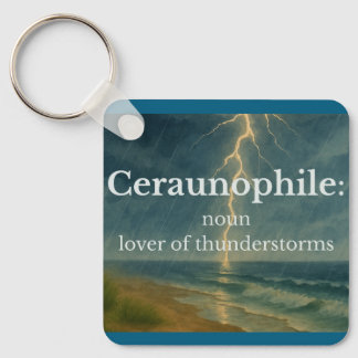 Ceraunophile Magnet-Lover of Thunderstorms  Keychain