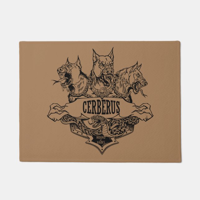 Cerberus and Snake Doormat (Front)