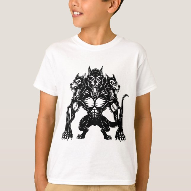 Cerberus Dogs  T-Shirt (Front)