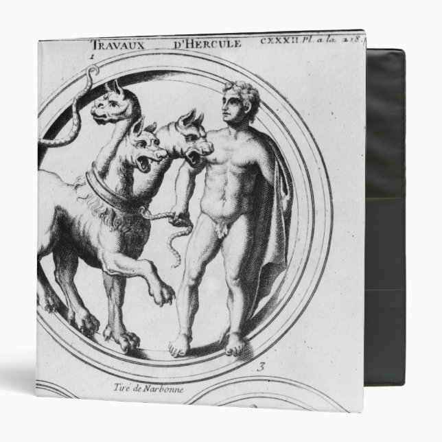Cerberus Tamed by Hercules Binder (Front/Inside)