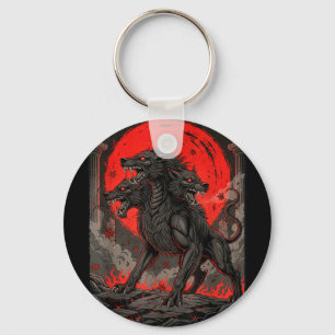 Cerberus underworld greek mythology hellhound edgy keychain