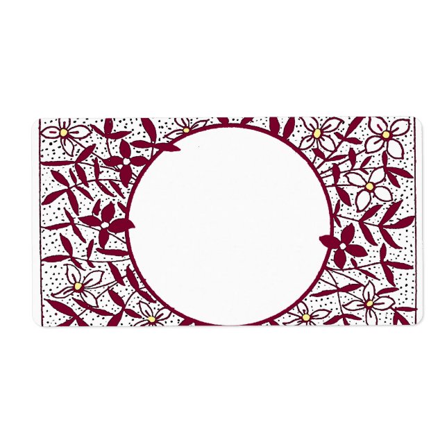 Cercle avec bordure marguerite (Devant)