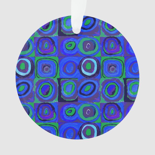 Cercle Carré Kandinsky Farbstudie Blue Quadrate (devant)