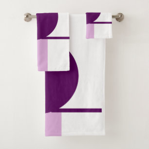 Cercle d'art Abstrait violet rose blanc