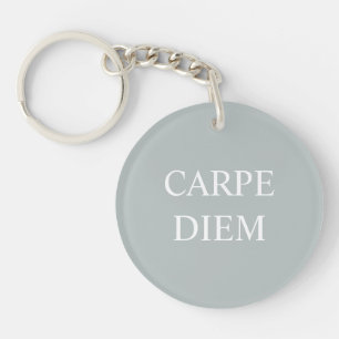 Cercle de clé de citation latine Carpe Diem - Gri