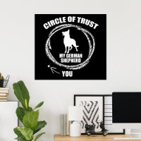 Cercle De Confiance Mon Berger Allemand Poster