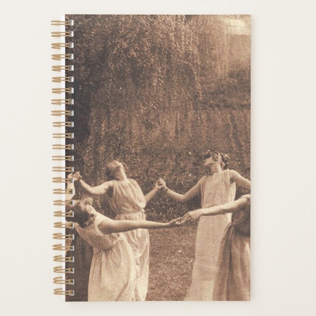 Cercle De Sorcières Femmes Vintages Danser (Devant)