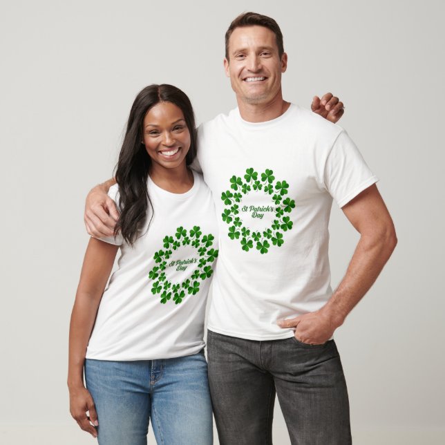 Cercle De T-shirt Shamrock (Unisexe)