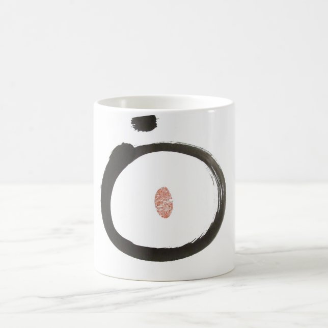 Cercle de zen d'Enso de Japonais de la tasse (Centre)