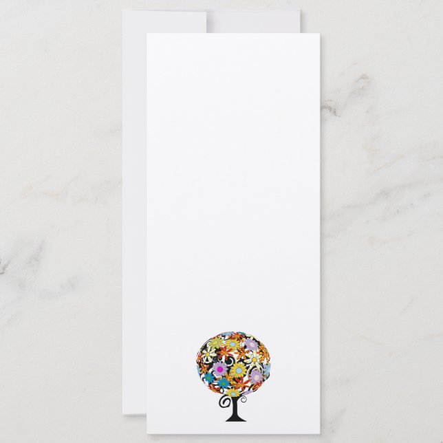 Cercle Forêt Magique d'Amour Mariage Invitations (Devant)