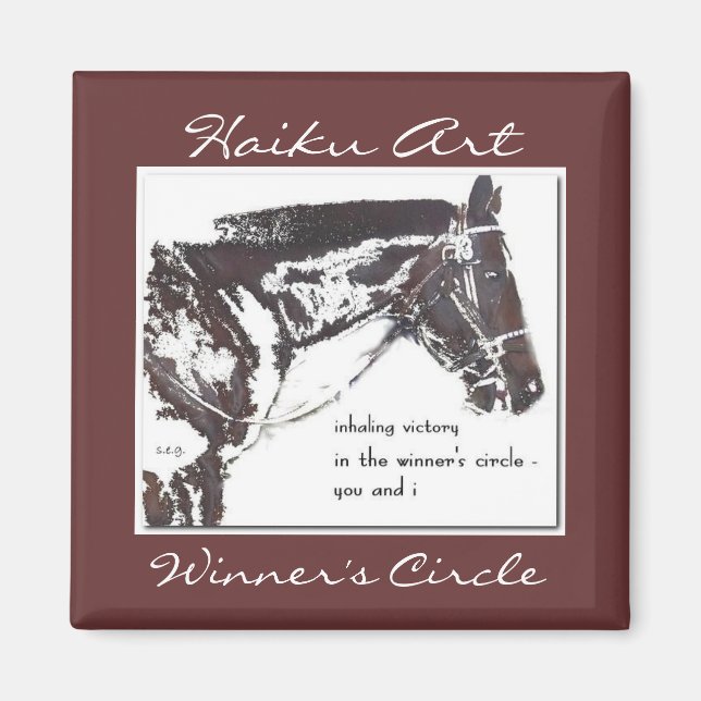 Cercle Haiku Art Magnet (Devant)