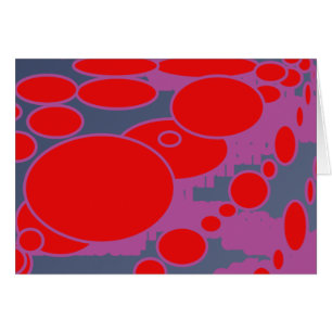 cercle rouge et bleu foncé violet art abstrait