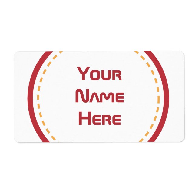 Cercle rouge orange (Devant)