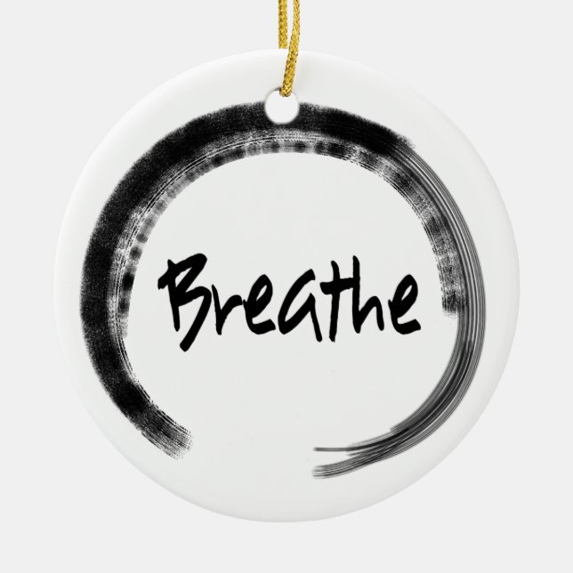 Cercle Zen - Ornements de Noël Yoga (Devant)