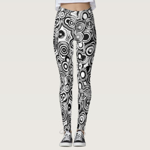 Cercles abstraits leggings