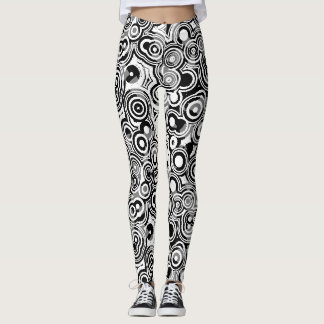 Cercles abstraits leggings