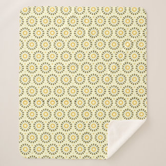 Cercles Abstraits Sherpa Jetez la couverture en Ch