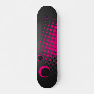 Cercles colorés Skateboard (noir)