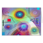 Cercles de couleur d'art abstrait