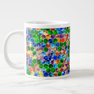Cercles de Piecsimilé tourbillonner 20oz Mug