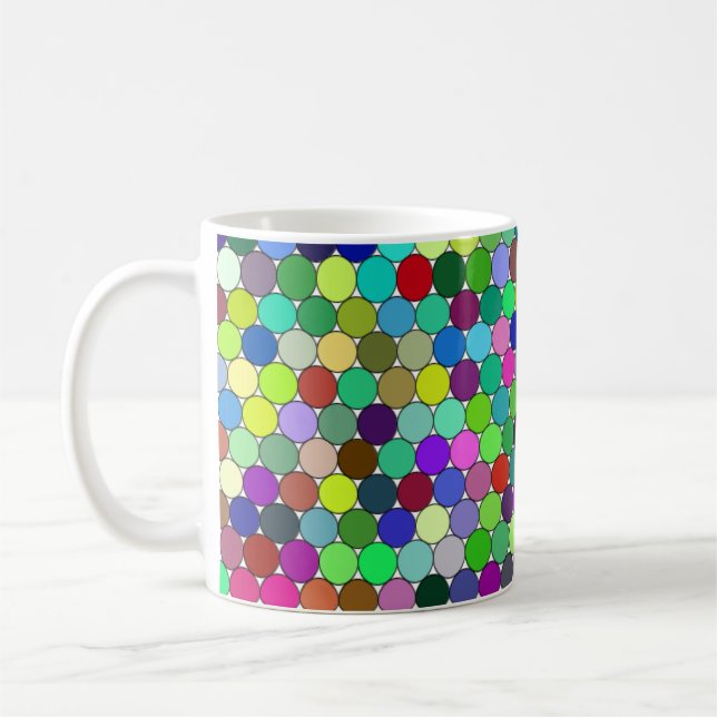 Cercles empaquetés Mug 11oz (Gauche)