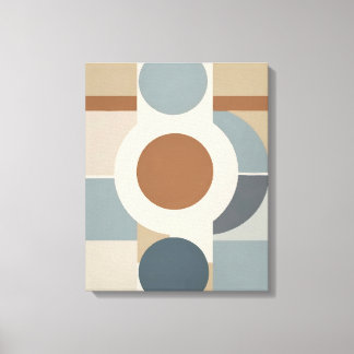 Cercles géométriques Canvas Abstrait Art mural mod