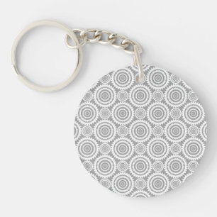 Cercles géométriques modernes et élégants Gris et