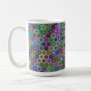 Cercles imbriqués Mug 15 oz