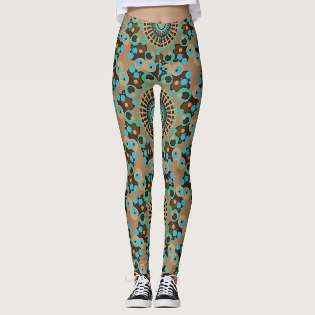 cercles mandala leggings (Devant)