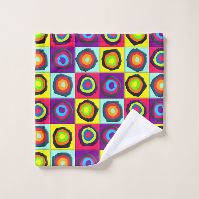 cercles motif (Gant de toilette)