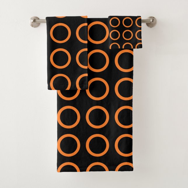 Cercles orange Noir (En situation)